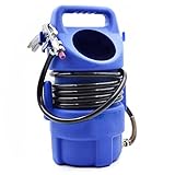 sandblaster gun lematec Das mobile Sandstrahlgerät ist einfach zu bedienen und kann überall eingesetzt werden, wo eine Steckdose vorhanden ist, um eine Druckluftquelle zu betreiben.