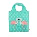 Produktbild Tropical Pink Flamingo Green Foldable Shopping Bag Eco Friendly Fun Carry Food Bag