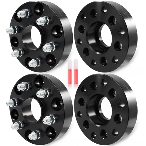 ECCPP Change Bolt Pattern from 6x5.5 to 6x120 Wheel Adapters 1.5 inch 6 Lug Fit for Tahoe 95-21| for Suburban 15-21| for Escalade 99-21 hub 78.1mm to 66.9 Wheel Lip for Colorado for Canyon Wheels-4PCS