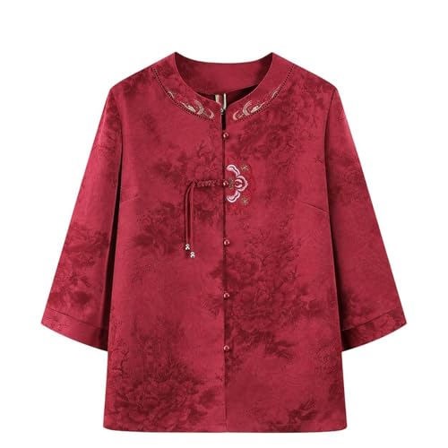 Blusa de dos piezas JYHBHMZG que evita las arrugas en la oficina con mangas cómodas 3/4