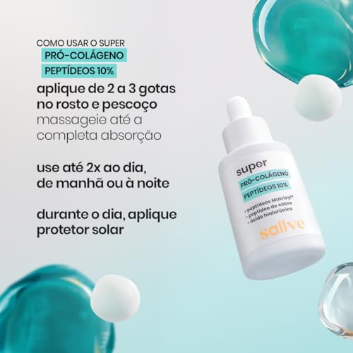 Super Pró-colágeno 10% Peptídeos Sallve 30ml