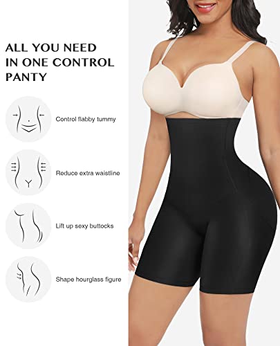Feelingirl Tummy Control Faja, Strapless Shapewear, Girdles For Women, Extra Firm Butt Lifting Shapewear, Plus Size (Black, Xxl) #TOP1
