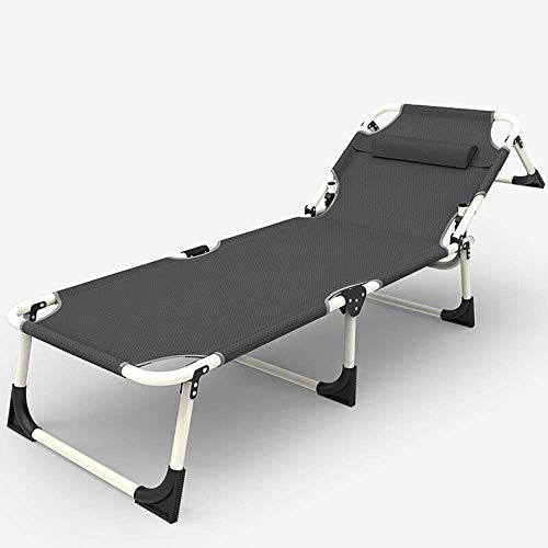 Lit pliant simple et inclinable avec structure portable renforcée - 2