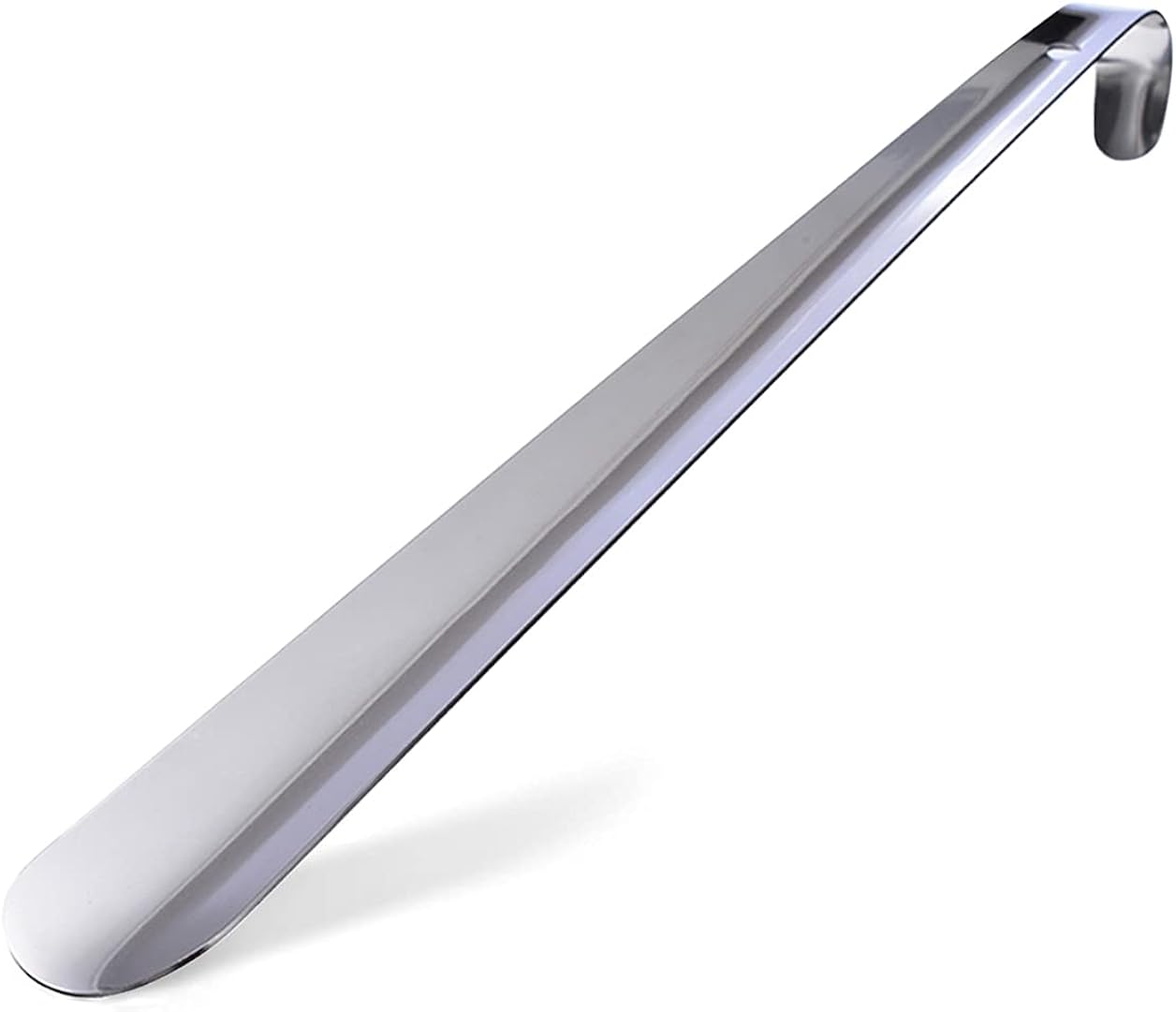 ACEBON Metal Shoe Horn Long Handle for Seniors, Heavy Duty 16 Inch Long Shoe Horns for Boots, Extra Long ShoeHorn for Kids