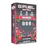 G Fuel PewDiePie Energy Powder Packets, Sugar Free, Clean Caffeine Focus Supplement, Water Mix, Lingonberry Fruit Flavor, Focus Amino, Vitamin + Antioxidants Blend - 6 Stick Pack, 0.25 oz