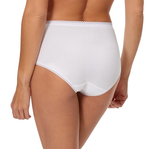 Playtex Majtki damskie Midi Bawełna Stretch Wygodne x3, biały, 40