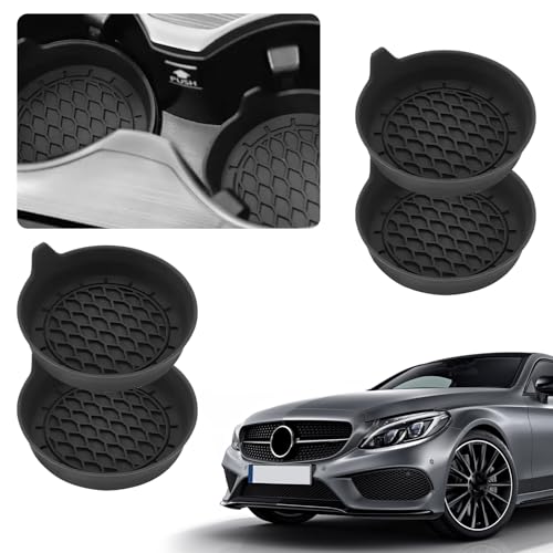 4PCS Portavasos de Silicona para Auto, Antideslizante, Resistente al Calor miniatura 5
