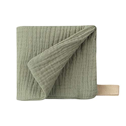 Reoyloep Muslin Cloths for Baby, 1 Pack Muslin Squares 23x23cm/9.06"x9.06" Baby Burp Cloth Cotton Facial Towels Super Soft