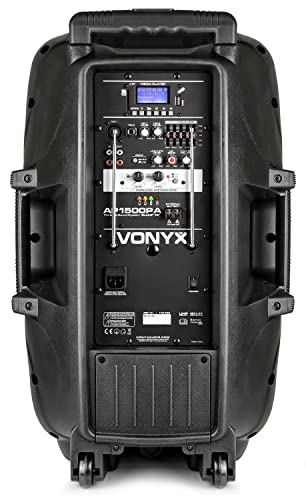 Vonyx AP1500PA - Sistema PA Mobile, Woofer 15