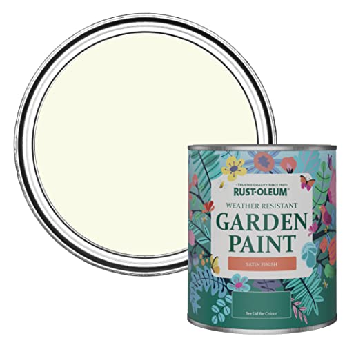 Rust-Oleum Beige Mould-Resistant Garden Paint In Satin Finish - Shortbread 750ml