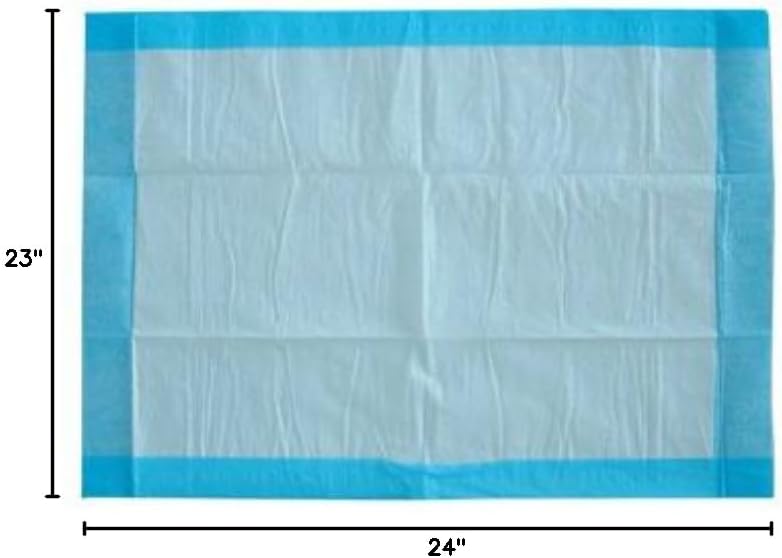 200ct Economical Inspired 23x24 Poochie 3-Ply Basic Trainers Economy Puppy Training Pads Low Cost Great for High Volume Pad Users-Breeders, Fosters, Doggie Daycare, Kennels and Crate Pans