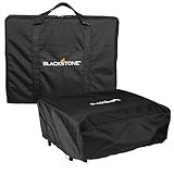 Blackstone 1722 Tabletop Griddle Cover & Carry Bag, 1722, Portable BBQ Grill Griddle Carry Bag & Cover for Travel - 600D Heavy Duty Weather Resistant - Blackstone Accessories, Black, 22 inch