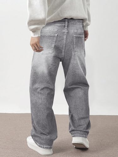 Image of JMIERR Men's Baggy Y2K Jeans Stretch Loose Fit Wide Leg Denim Pants | 5 Pockets, Oversized Casual Trousers, Vintage Relaxed wash, Breathable Cotton Blend,Hip Hop, Skater Streetwear, All-Season