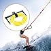 rockible Wake Board Water Ski Rope, Wakeboard Rope with Handle Grip, Multifunction Water for Wakeboard, Skis, Surfing, Yellow Rope