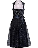 Almsach Dirndl mit Hirsch-Motiv Marine 40