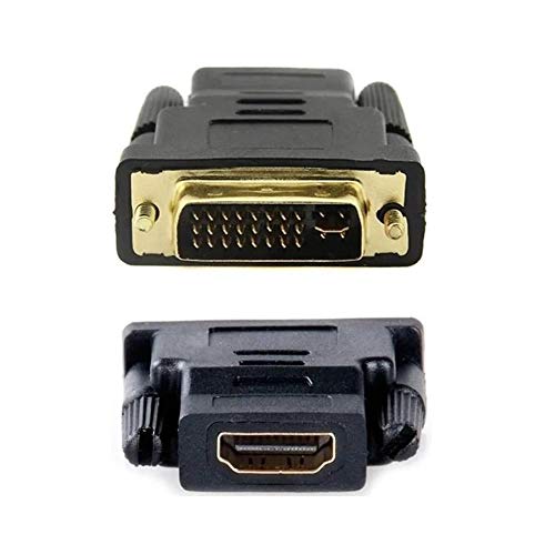 Adaptador Conversor DVI-I Dual Link 24+5 Macho X HDMI Fêmea Banhado Ouro Feasso FCA-11B