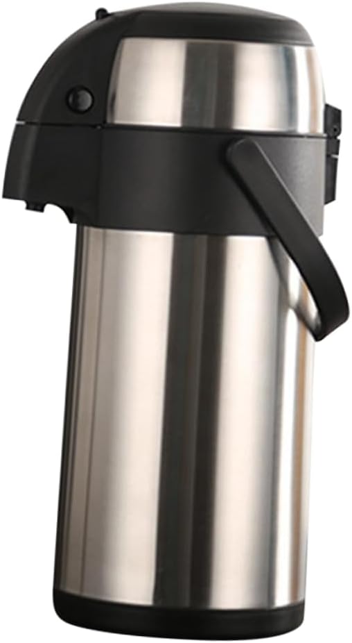 Pressure Insulated Thermal Kettle Stainless Steel Warm Water Pot for Home -button Easy Dispensing Food-grade Safe Large Capacity Dispenser