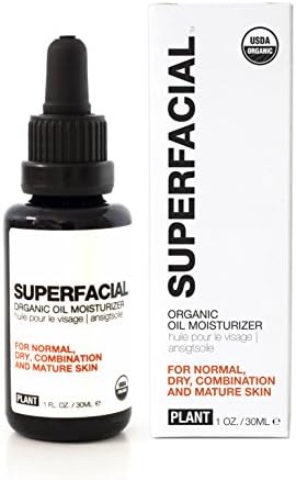 PLANT Apothecary Superfacial Organic Oil Moisturizer - USDA Organic Essential Oils - For Unisex - 1 oz Moisturizer
