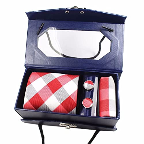 Set de corbata para hombre con caja de regalo
