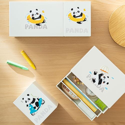 Boîte de rangement de bureau panda pour ne plus perdre ses crayons - 4
