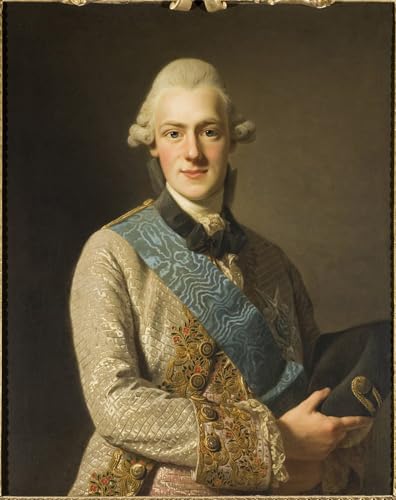 Art Mural Portrait de Frederick Adolf de Suède Tableaux Graffiti pour Mur Vide 60x90cm