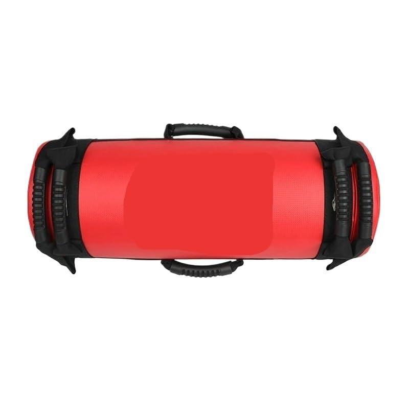 Generico Sandbag con Peso,Sandbag Sacchi di Sabbia bulgari Vuoti for Sollevamento Pesi, Sacchi da 5 kg/10 kg/20 kg/25 kg/30 kg for Fitness, Palestra casa(Red 10kg)