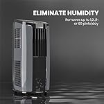 TOSOT 10,200BTU (6,200 BTU SACC) Portable Air Conditioner, Smart Wifi Control, AC Unit with Dehumidifier, Fan, Window Kit for Easy Installation, Cool Rooms Up to 400 Square Feet, Shiny Series - Image 3