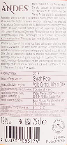 Peter Mertes Andes Syrah Rosé trocken (6 x 0,75l)