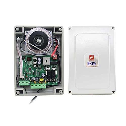 Motor de puerta corrediza, Peso de una sola puerta 15 0kg DC 24V Abridor de motor de puerta de giro Conecte con sistema de control de acceso de bloqueo eléctrico PKM-C01-L(Gold)