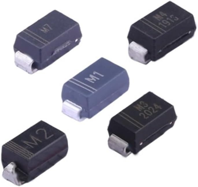SaNzia 5 PCS SMD Diode M1/1N4001 M4/1N4004 M7/1N4007 M2/1N4002 M3/1N4003 SMA (Color : M3 1N4003 SMA)