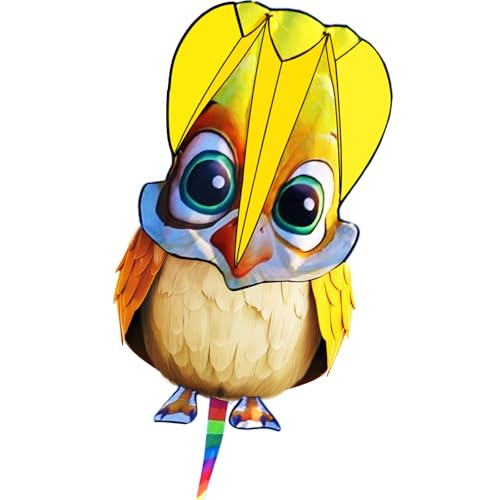 HENGDA KITE Owl Kite Soft Kites for Kids&Adults,Easy to Carry(51x29 Inch)