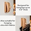 Amazon.com: 4 Large Quilt Hangers for Wall for Display, Wooden Rug ...