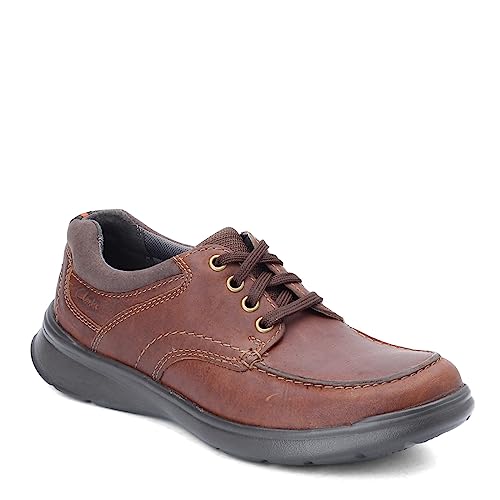 Clarks Men's Cotrell Edge Oxford, Tobacco Oily Leather, 12 M US