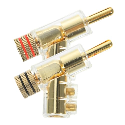 Conector banana ángulo recto altavoces terminales audio duraderos amplificadores