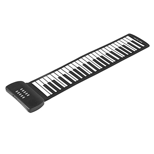 Piano Enroulable, 49 Touches Roll Up Piano Portable électronique Rechargeable avec Clavier de Piano en Silicone pour… - Les Beatles, Paul McCartney, John Lennon, RIngo Starr, George Harrison Piano Enroulable, 49 Touches Roll Up Piano Portable électronique Rechargeable avec Clavier de Piano en Silicone pour…