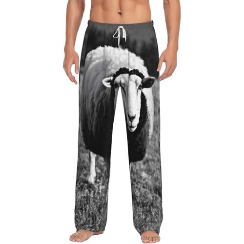 Pyjama à carreaux homme motif agneau le cadeau idéal pour des nuits douces