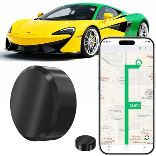 FXAJID Mini GPS Tracker for Vehicles Car GPS Powerful Magnetic Waterproof Hidden Tracker Real-Time