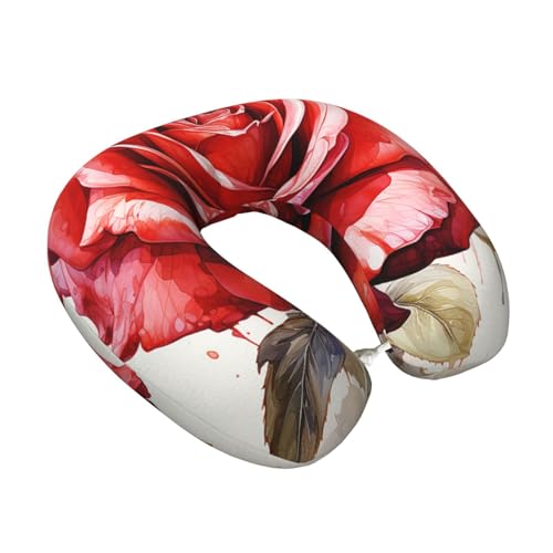 Almohada de viaje espuma viscoelástica tamaño único miniatura 2