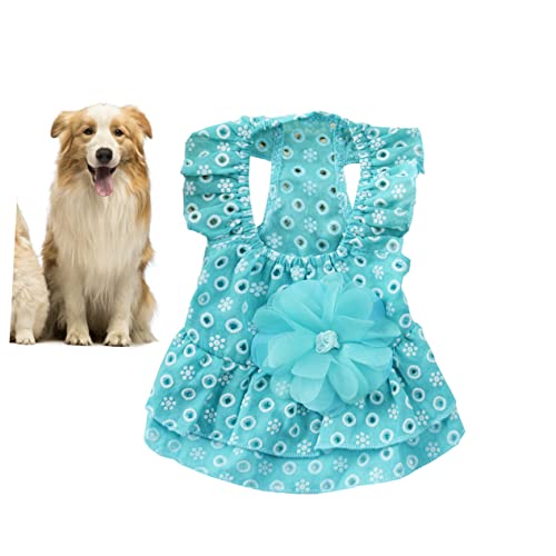 FRCOLOR 2 Peças Vestido De Cachorro Pequeno Roupas De Verão Para Animais De Estimação Roupas De Cach