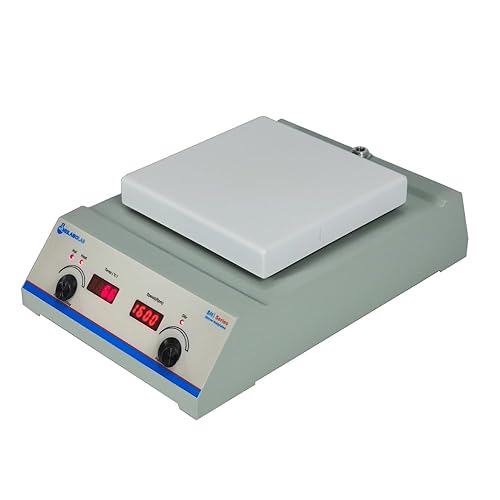Miniatura 3 de 6inch Magnetic Stir Plate Magnetic Stirrer Hotplate 300 with LED Display, Adjustable Speed&Time 150-1600RPM Mixer, Temp Probe Sensor Included (6inch
