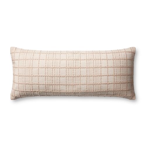 Image of Loloi Magnolia Home Liv Beige 13'' x 35'' Cover w /Poly Pillow