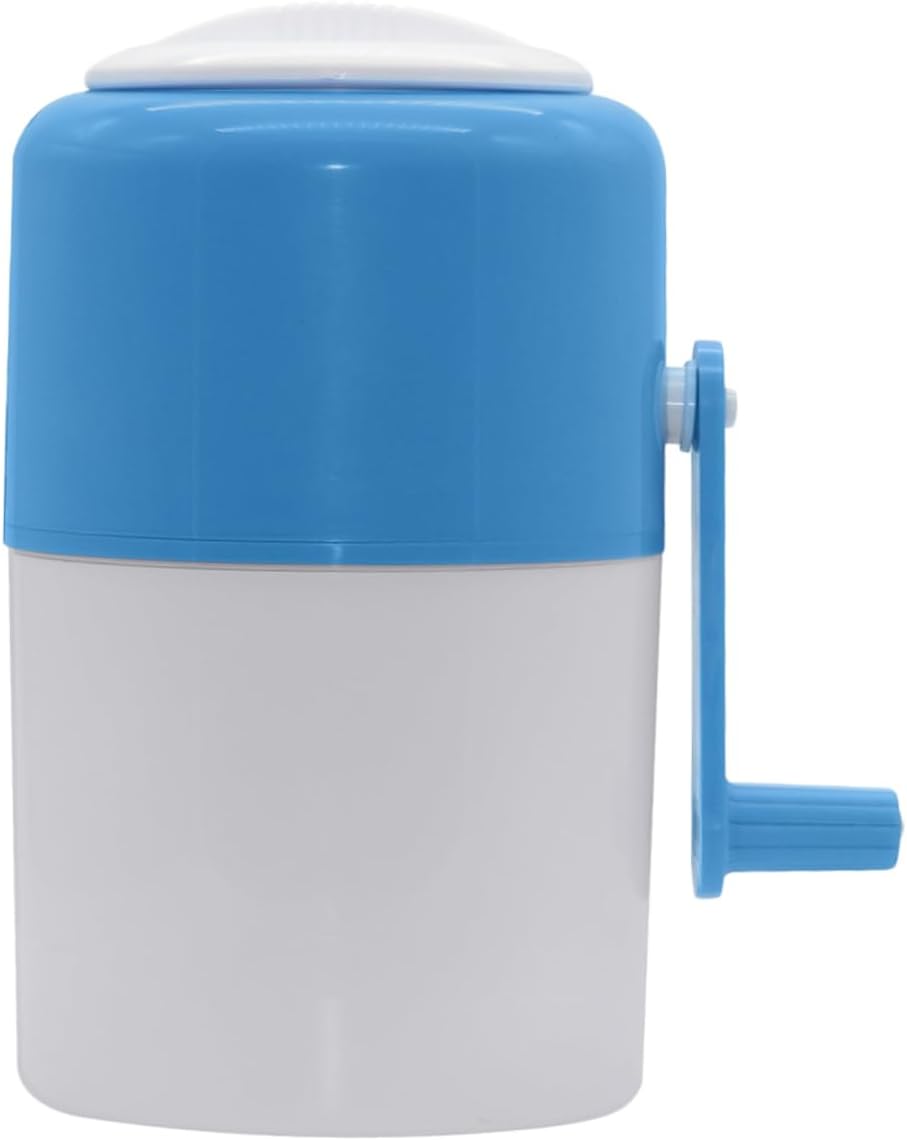 KOMBIUDA Manual Ice Shaver Machine Compact Ice Crusher for Smoothies Durable Kitchen Tool for Boy Girl and Adults Easy to Clean for Home Use