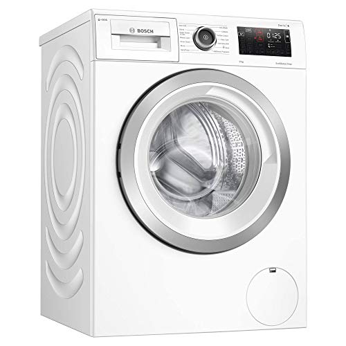 Bosch WAU28PH9GB Serie 6 Freestanding Washing Machine with i-Dos, Home Connect and SpeedPerfect, 9kg load, 1400rpm spin, White