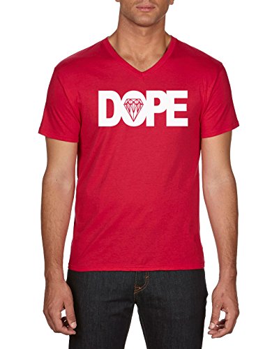 Touchlines Dope Diamand T-Shirt, Rosso (Red 08)
