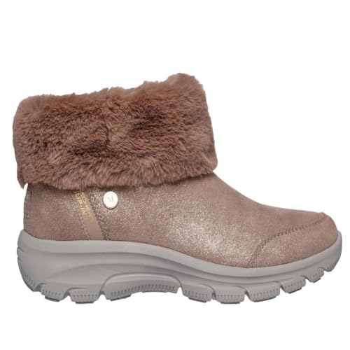 Skechers Women's EASY GOING - COMFY COOL Martha Stewart - Hands Free Slip-Ins cozy sparkle bootie, Mocha, 5 M by Skechers - Image 5