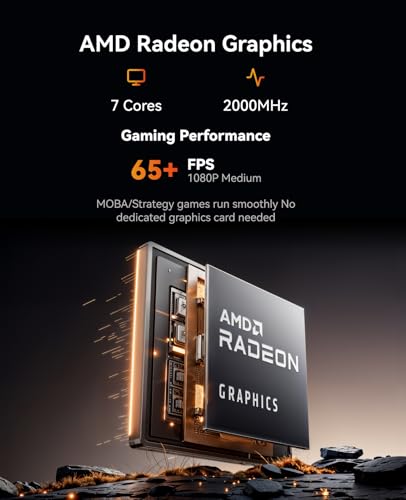 ACEMAGIC K1 Mini PC Windows 11 Pro, AMD Ryzen 5 7530U 16GB 512GB Triple 4K WiFi 6 Mini Desktop - image 4