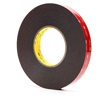 3M VHB Tape 5952 Double-Sided Acrylic Foam Tape - Heavy Duty, Industrial Mounting Tape - 3/4 inch width x 15 yards length, 45 mil thick - Black