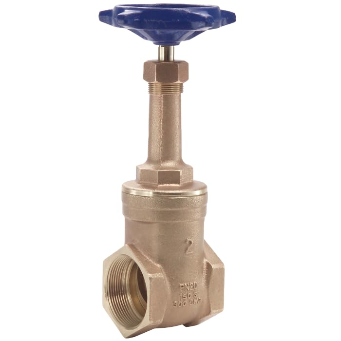 Válvula de compuerta 1-1/2 Legend Valve 104-617 T416 con vástago ascendente de bronce