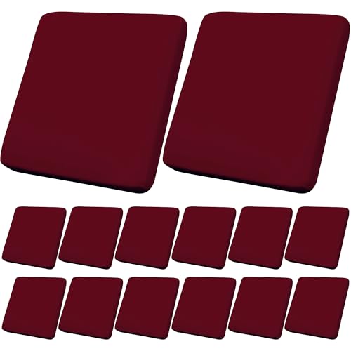Outdoor Cushion Covers 14Pcs, Claret 2 (DREAHOTEXTIL)