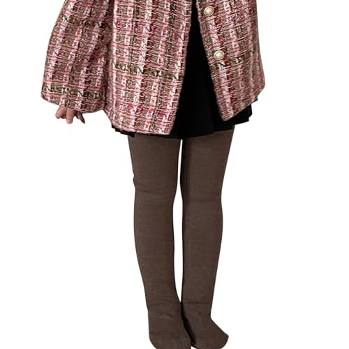 Fleece Lined Tights for Girls Winter Tights Toddler Ballet Tights Thick Warm Leggings Basic Full Length Pants3